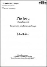 Pie Jesu SATB/Unison choral sheet music cover